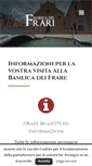 Mobile Screenshot of basilicadeifrari.it